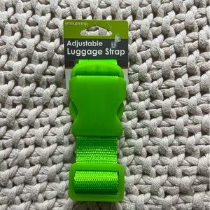 Bright Green Adjustable Luggage Strap NWT